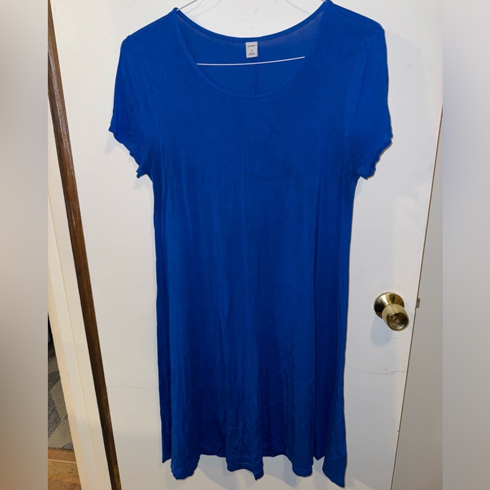 Old Navy Women’s Royal Blue Shirt Dress Size Medium